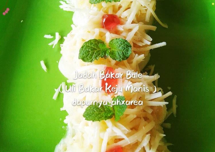 Resep Jadah Bule (Uli Bakar Keju Manis), Enak