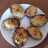 Patatas asadas con queso de cabra