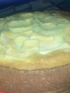 Una foto de Torta fácil de manzana