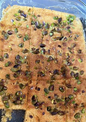 صورة لوصفة بسبوسة الطازج السريعة