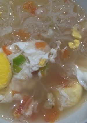Foto resep Sop telur soun