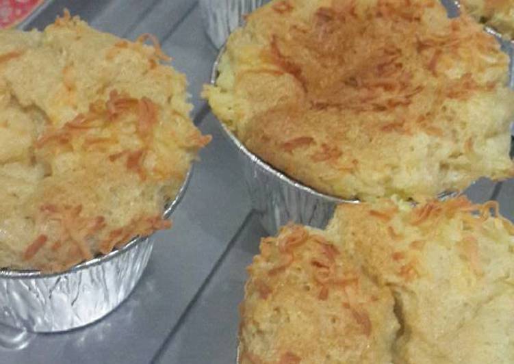 Cara Gampang Membuat Cheese Muffin Putih Telur, Lezat Sekali