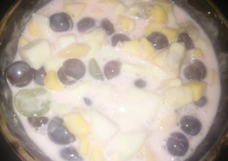 سهلولذيذ سلطة فواكه باردة لذيذجدًا: سلطة فواكه باردة