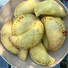 A picture of Caribbean patties for wimps.