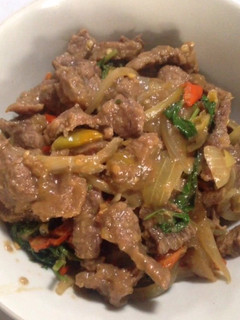 Foto resep Spicy Beef Teriyaki with Kemangi