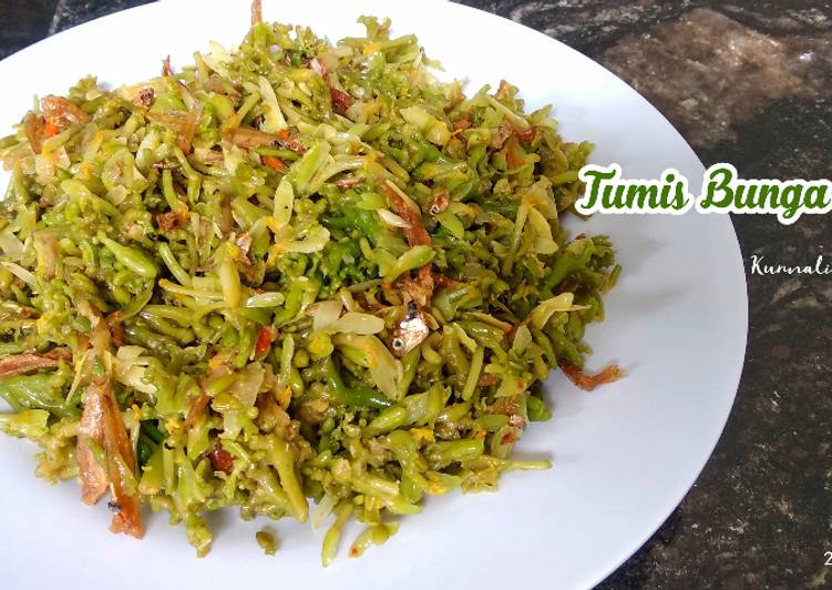 Tumis bunga pepaya