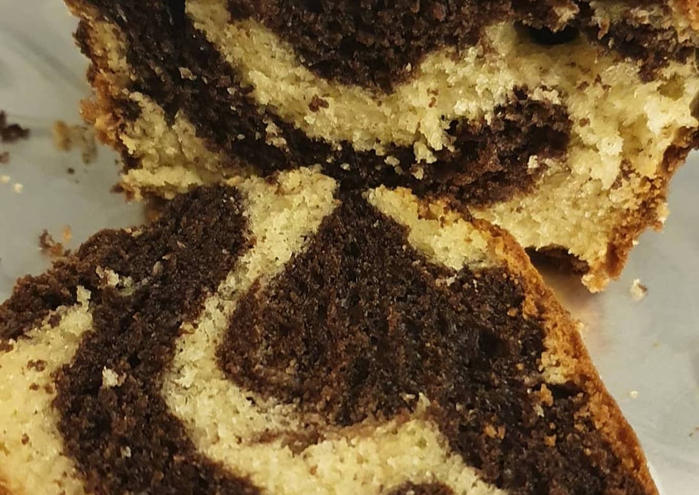 Cake marbré ultra moelleux
