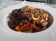A picture of yaki udon