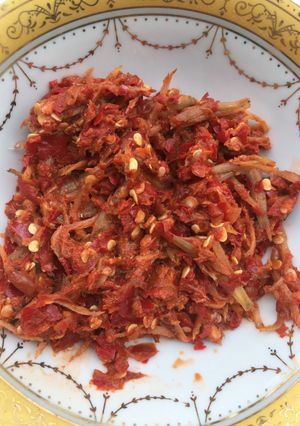 Foto resep 75 Sambal Mentah Ketuk Bilis