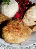 Torrejas de quinua con bistecs