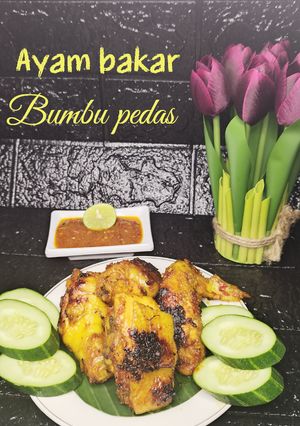 Foto resep Ayam bakar bumbu pedas