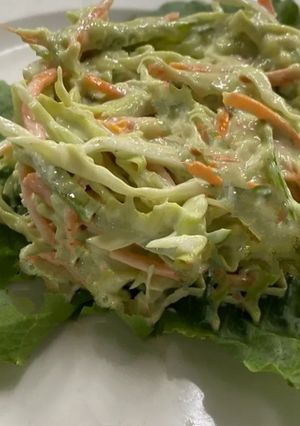 A picture of Cabbage Carrot Salad.