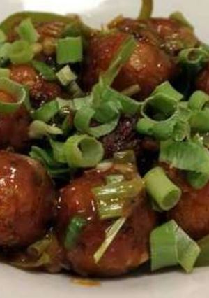 A picture of Bread Manchurian Balls.