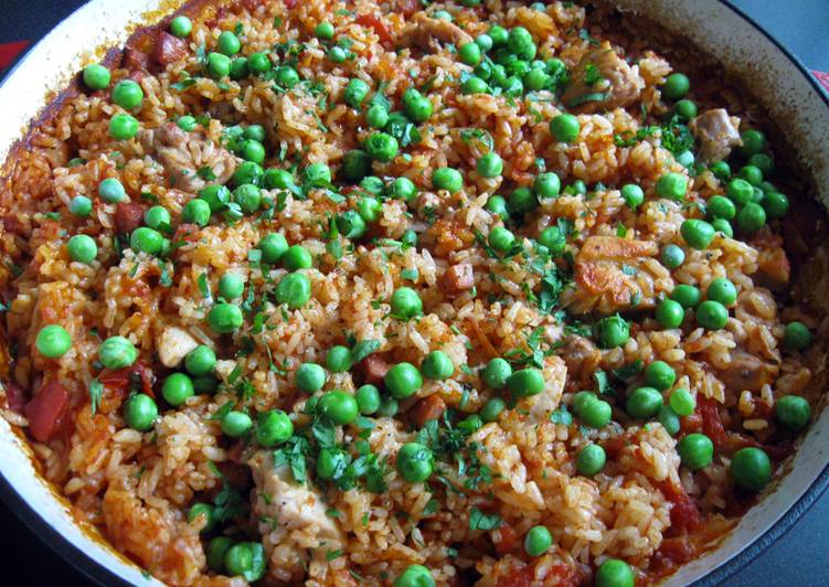 Recipe of Favorite Chicken &amp; Chorizo Baked Rice