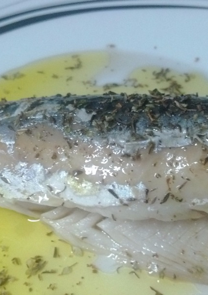 Una foto de Caballa al orégano