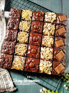 Foto resep Shiny Crust Brownies