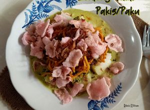 Foto resep Lontong Gulai Pakis / Paku