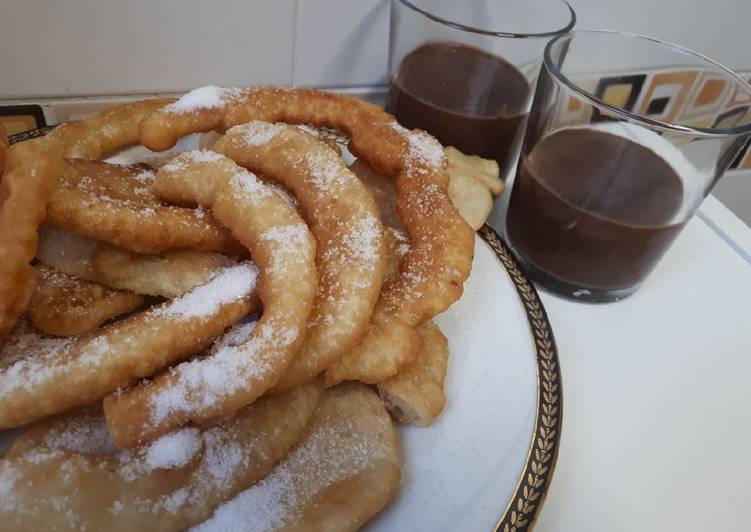 Churros con chocolate