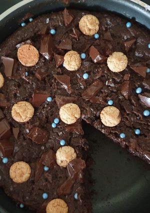 Foto resep Brownie in a pan