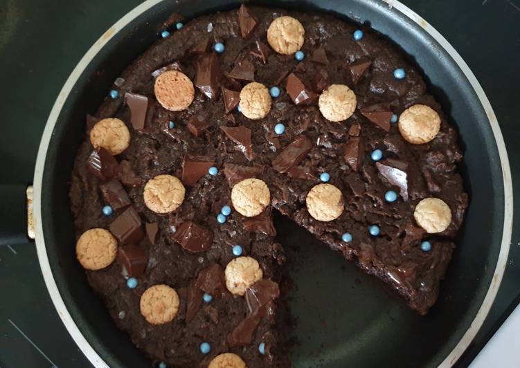 Brownie in a pan