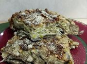 Una foto de soufflé de zucchini