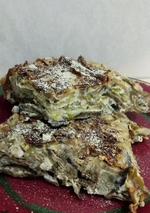 Una foto de Soufflé 3 verduras 🍆🧅🥒