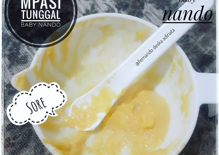 Bumbu Mpasi Tunggal "Pure Labu Kuning" | Cara Bikin Mpasi Tunggal "Pure Labu Kuning" Yang Lezat Sekali