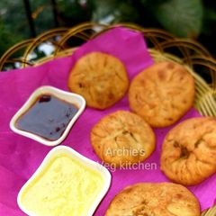 A picture of Paneer mix dal kachori.