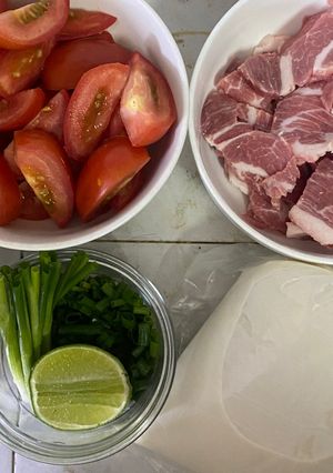 Hình của món Canh óc đậu.