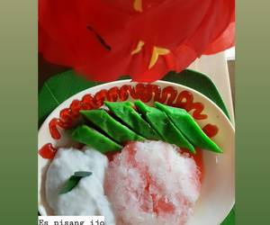 Resep Mudah Es pisang ijoš Paling Enak Resep Mudah Es pisang ijoš Paling Enak
