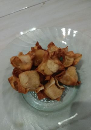 Foto resep Cilok pangsit goreng