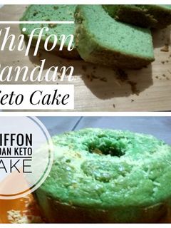 Foto resep Chiffon Pandan Keto Cake