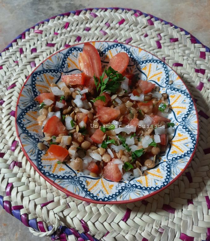 Une photo de Salade de lentilles
