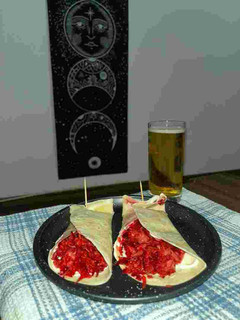 Una foto de Wraps de vegetales