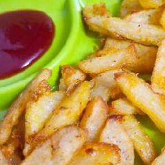 Potato fries A picture of Potato fries.