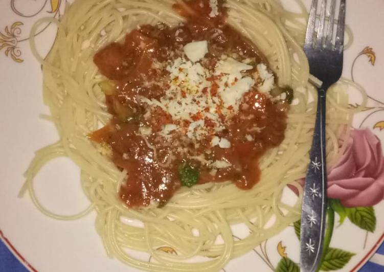 Resep Spaghetti brokoli prkatis yang nikmat