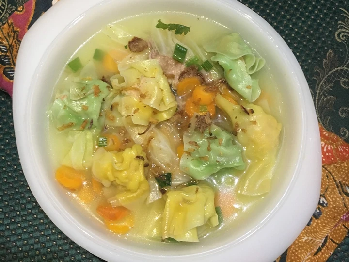 Langkah Mudah untuk Menyiapkan Resep 434. Soup / Sup Siomay Ayam Udang #Anjangsana_Semarang yang Uenak Anti Ribet, Mantap