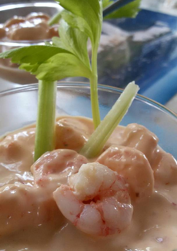 Una foto de Cocktail de gambas