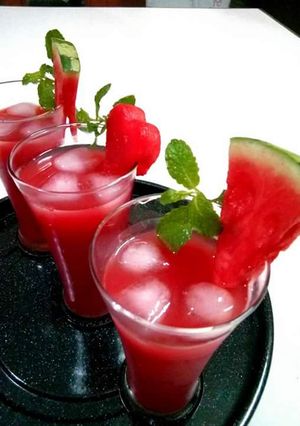 A picture of Watermelon juice.
