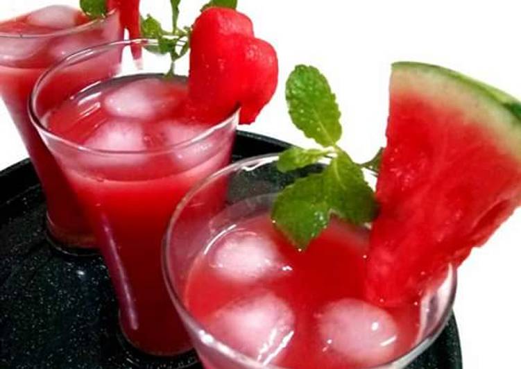 Steps to Make Any-night-of-the-week Watermelon juice