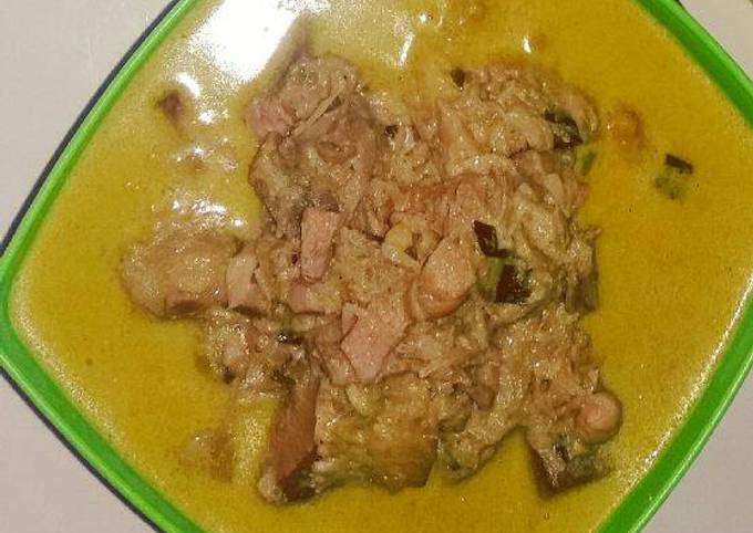 Bagaimana Membuat Sayur nangka ceker empuukkk, Enak