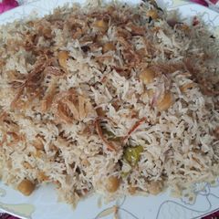 A picture of Chana Pulao.