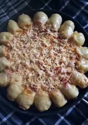 Foto resep Sausage cheese pizza