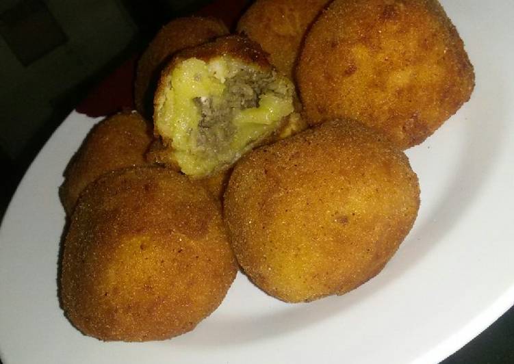 Recipe of Homemade Stuffed potato balls