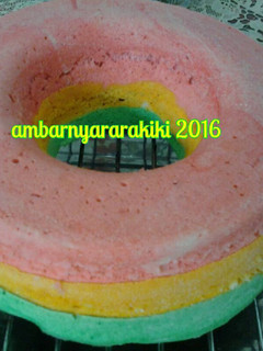 Foto resep Bolu kukus rainbow