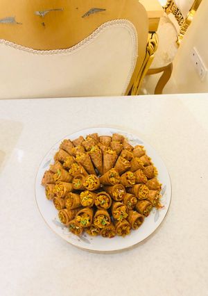 عکسی از دستور حلوا زعفرانی
