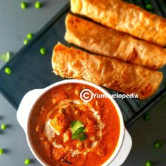 Matar Paneer Restaurant Style A picture of Matar Paneer Restaurant Style.