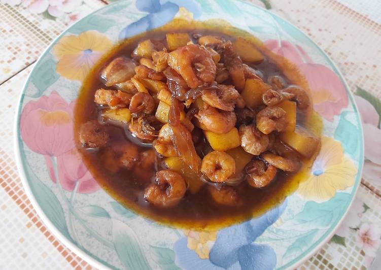 Udang Kentang Mentega