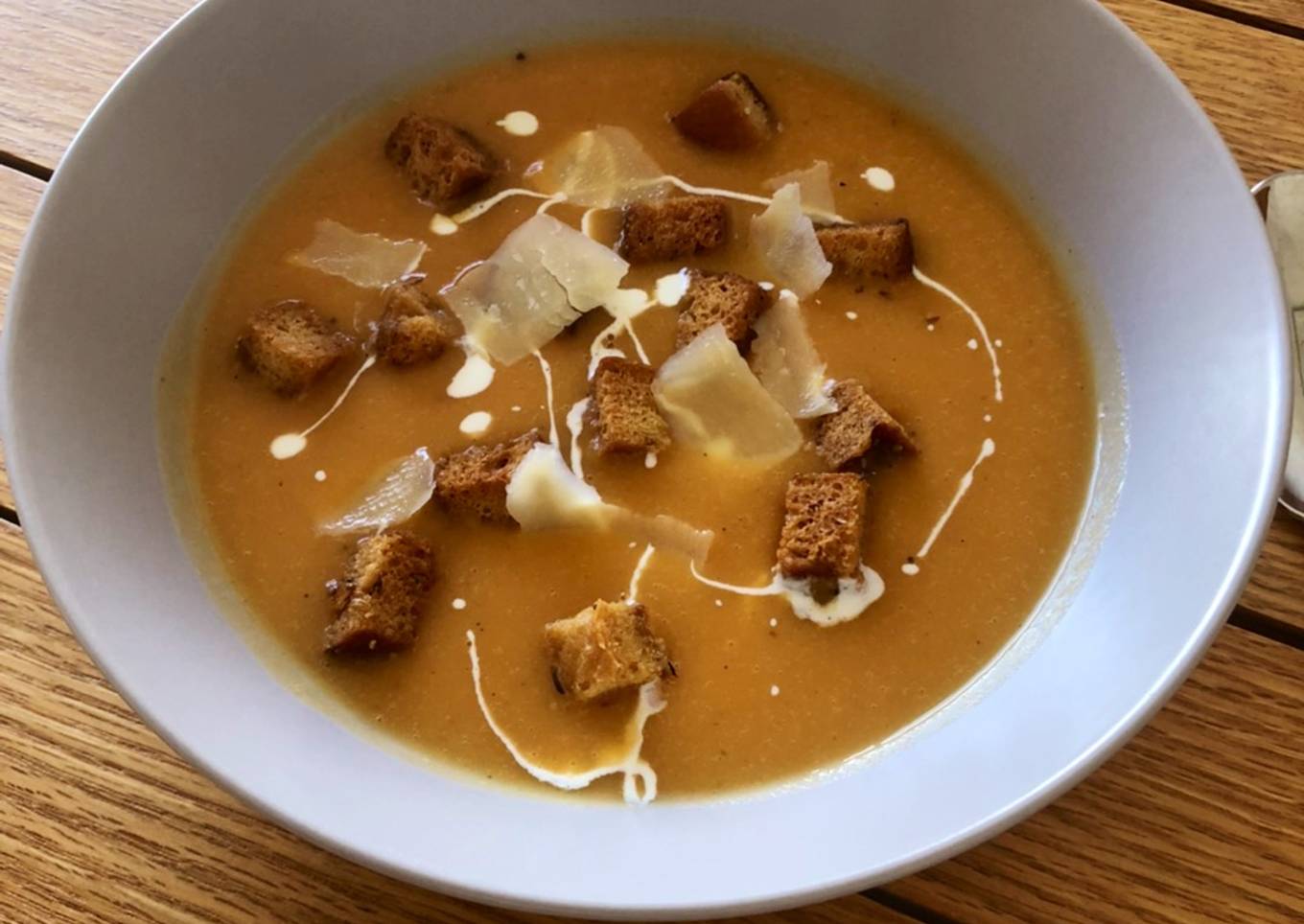 Velouté de courge musquée