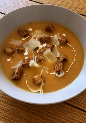 Une photo de Velouté de courge musquée